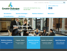 Tablet Screenshot of greaterdubuque.org